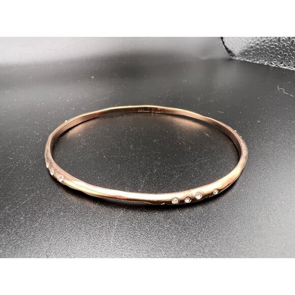 STELLA & Dot Rose Gold and Crystal Bangle - Picture 4 of 7